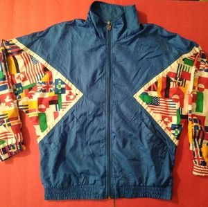 Lavon 2 PC 80s tracksuit Olympic look women's Sm